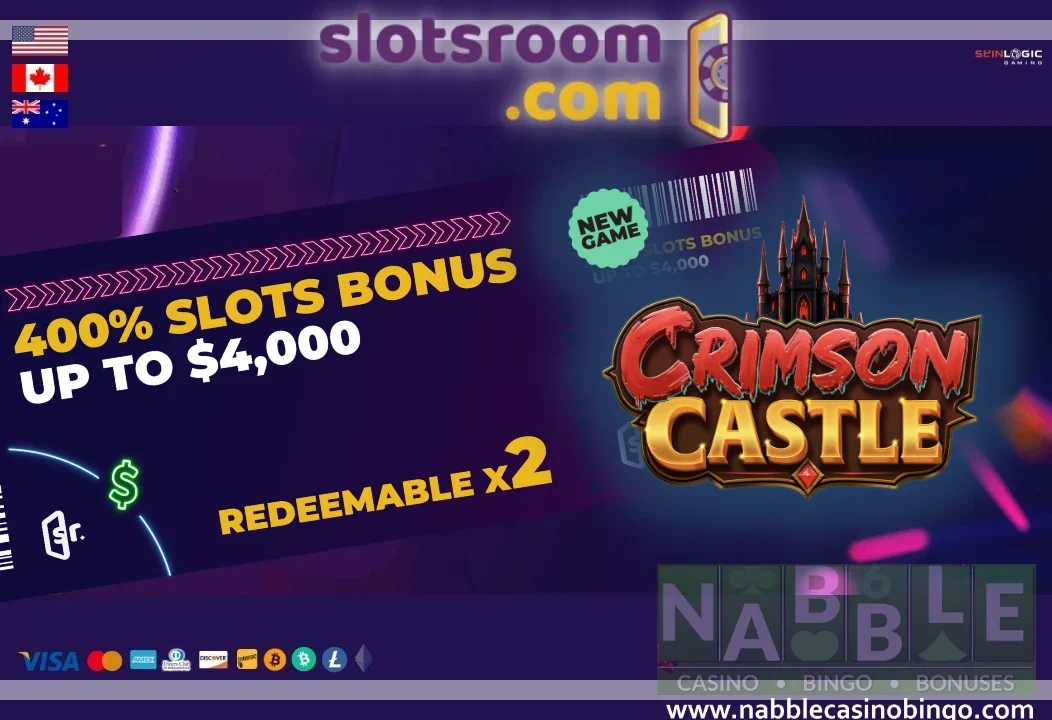 Slotsroom casino bonuses Crimson Castle slot