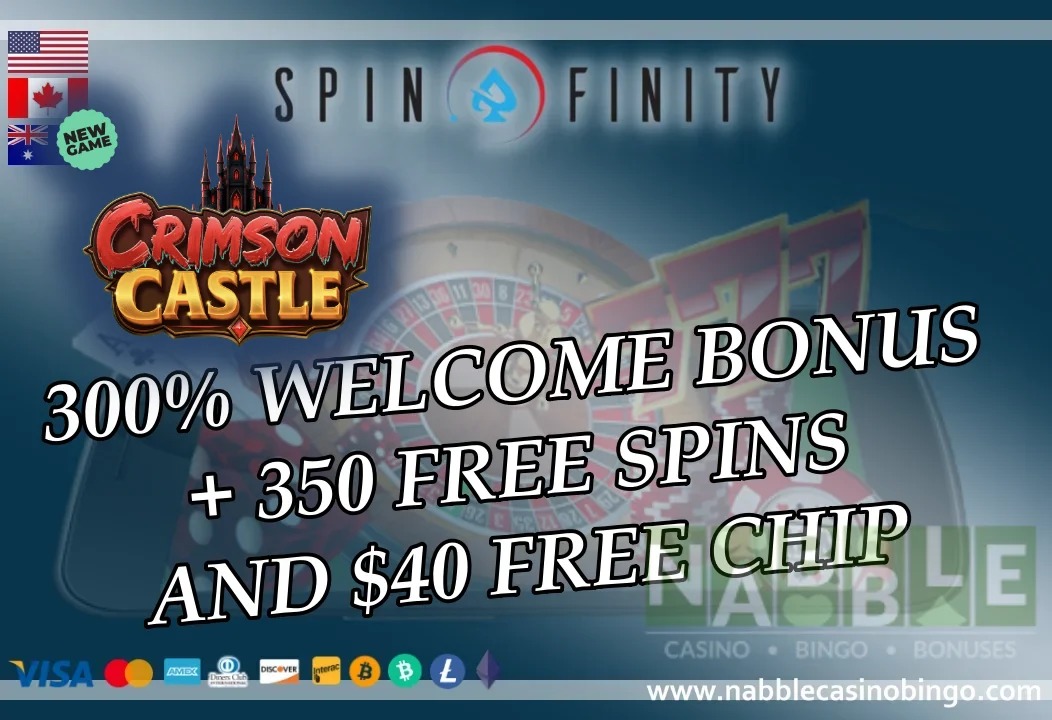 Spinfinity casino bonus codes Crimson Castle slot