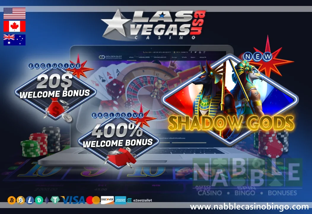Las Vegas USA casino bonuses Shadow Gods slot