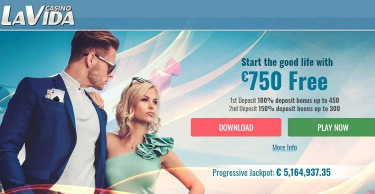 Casino La Vida welcome bonuses