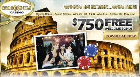 colosseum casino homepage