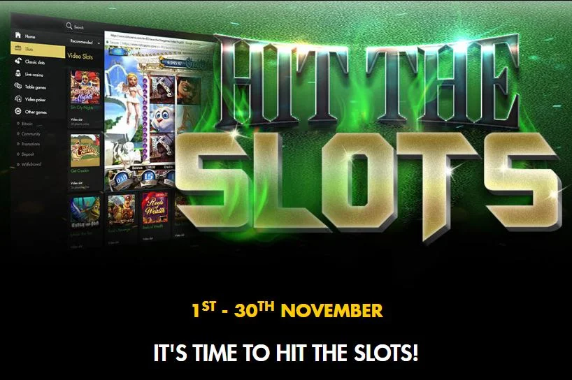 November HIT THE SLOTS tournament