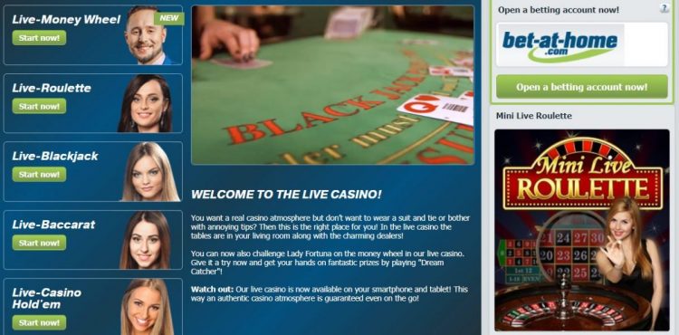 Bet-at-home casino live dealers