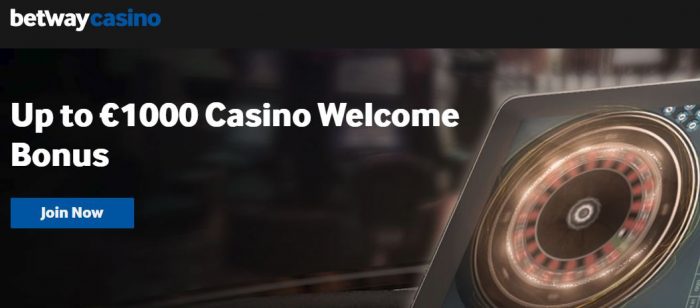 betway casino welcome bonus