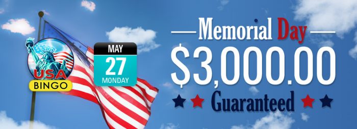 bingofest memorial day guaranteed