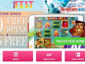 BingoFest bonuses and promotions