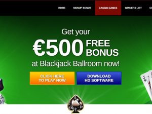 Blackjack Ballroom casino welcome bonus Nabble