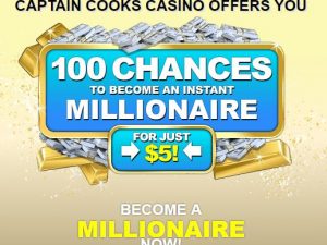 captain cooks casino welcome bonus