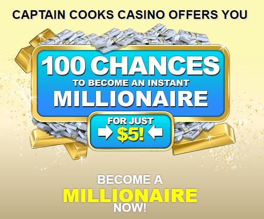 275% match bonus + $25 free | Captain Cooks Casino welcome bonus 1 captain cooks casino welcome bonus