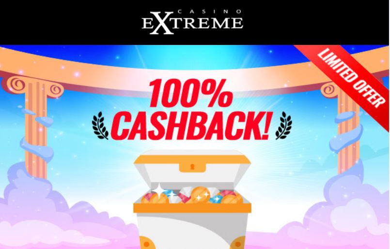 casino extreme 100 cashback