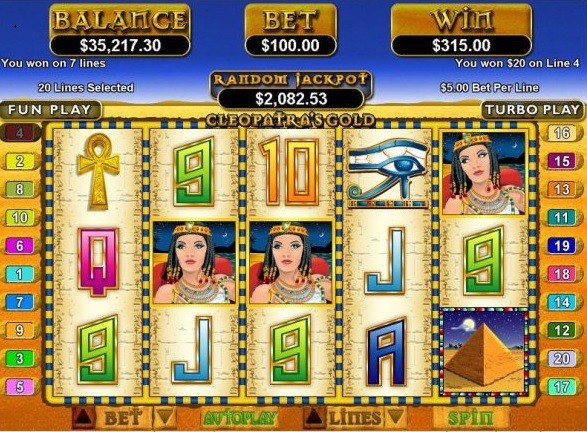 Cleopatra's Gold slot RTG
