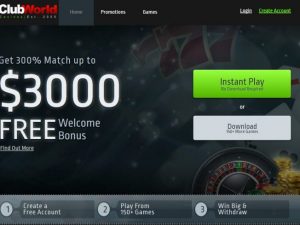Club World casinos welcome