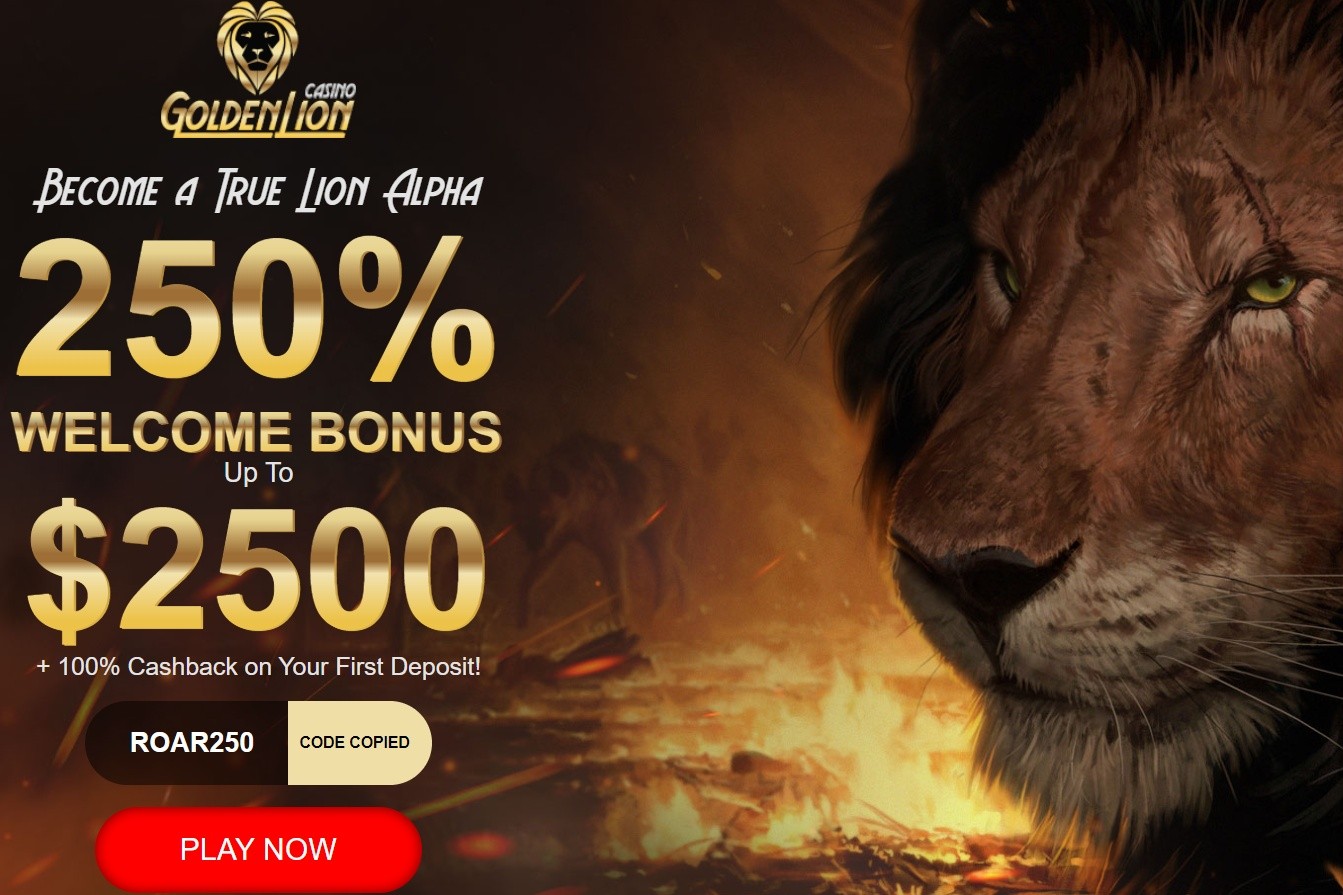 Golden Lion casino bonus codes