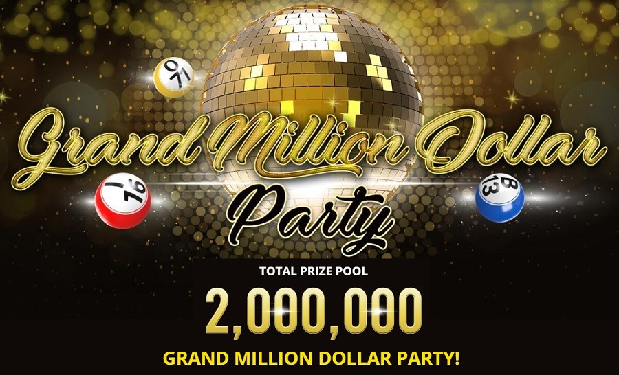 Bingo reload bonuses - get 400% to 800% daily 2 Grand Million Dollar Bingo Party