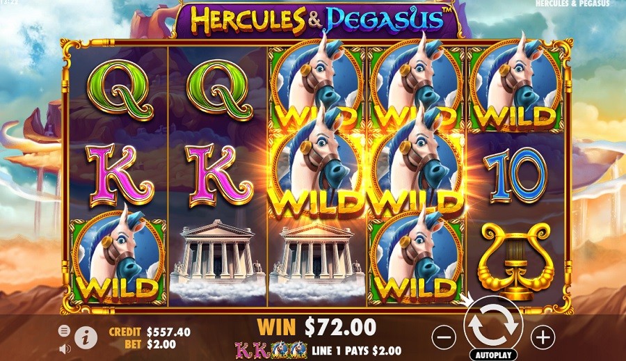Hercules and pegasus pragmatic play