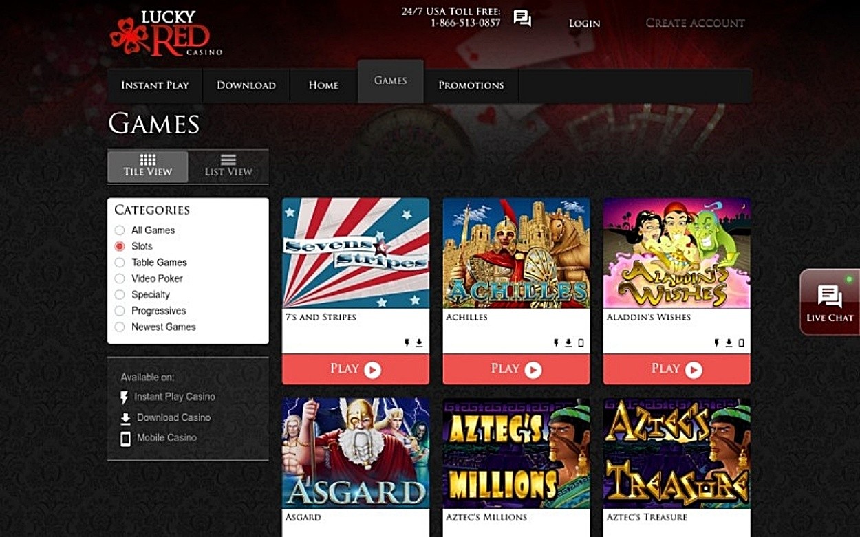 Lucky Red casino review and ratings