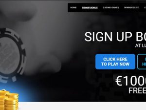 Luxury casino welcome bonus