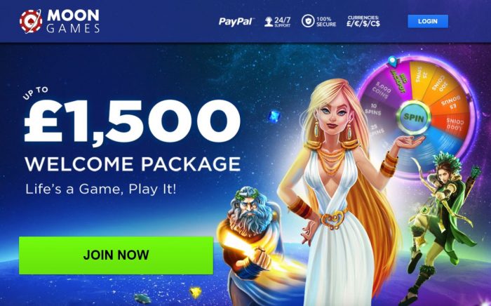 moon games welcome bonus