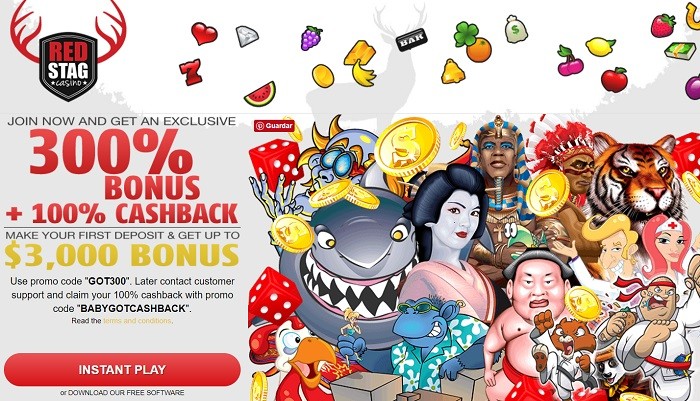 Red Stag casino cashback