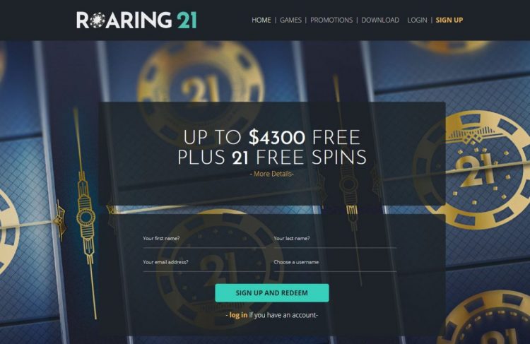 Roaring21 casino review and ratings