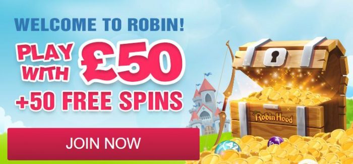 robin hood bingo welcome bonus