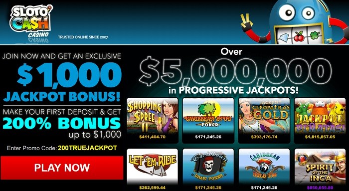 SlotoCash Casino Review and Ratings | Top Bonuses 1 SlotoCash casino bonus codes