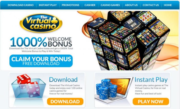 Virtual casino welcome bonus
